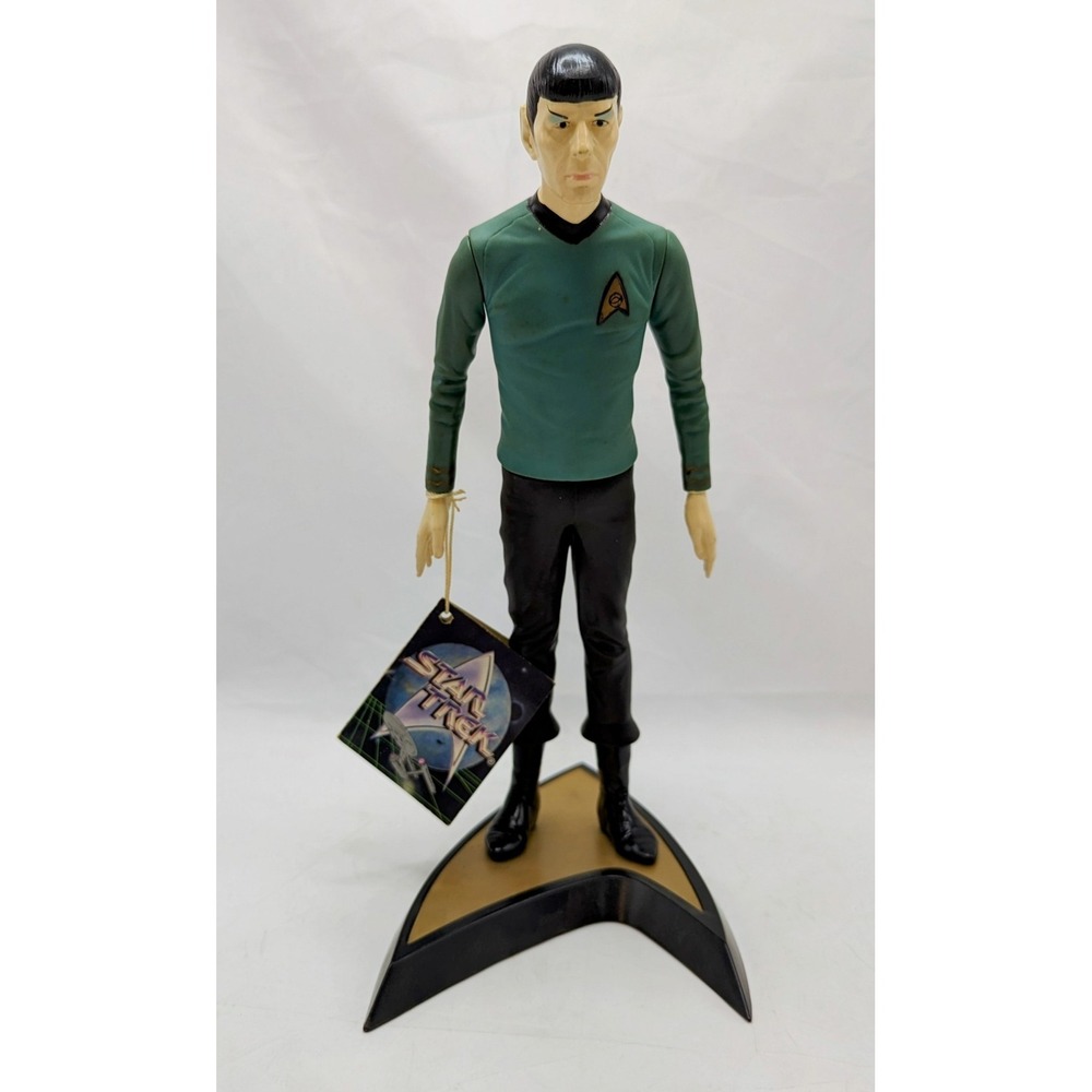 1991 Hamilton Gifts Star Trek Mr. Spock 11" Figure & Stand